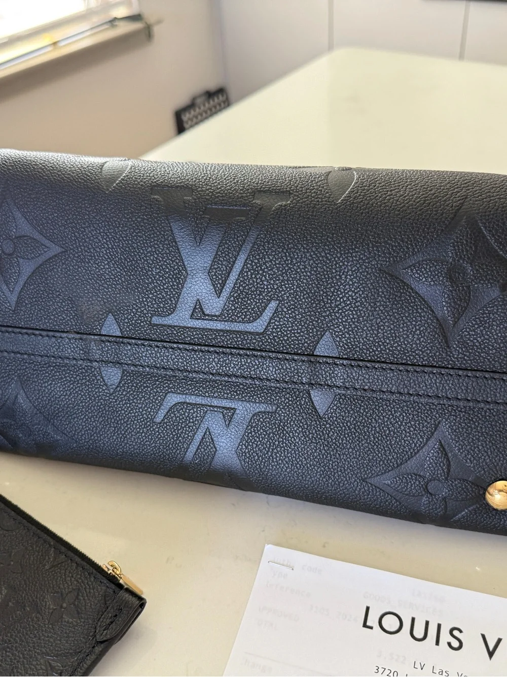 Louis Vuitton Black Carryall MM